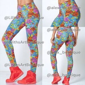 🖤Zumba Love Leggings (E053)-Size S for Women